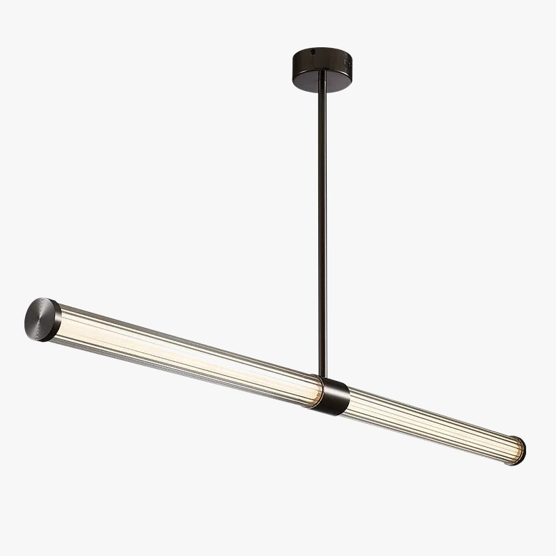 lampadario di lusso moderno in vetro di rame sospeso