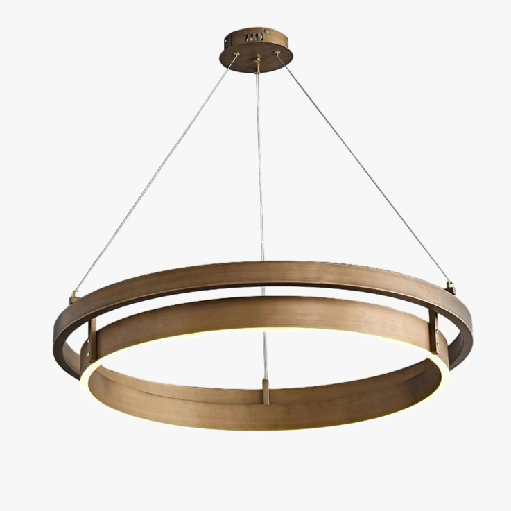lampadario da soffitto in bronzo LED per decorazione interna