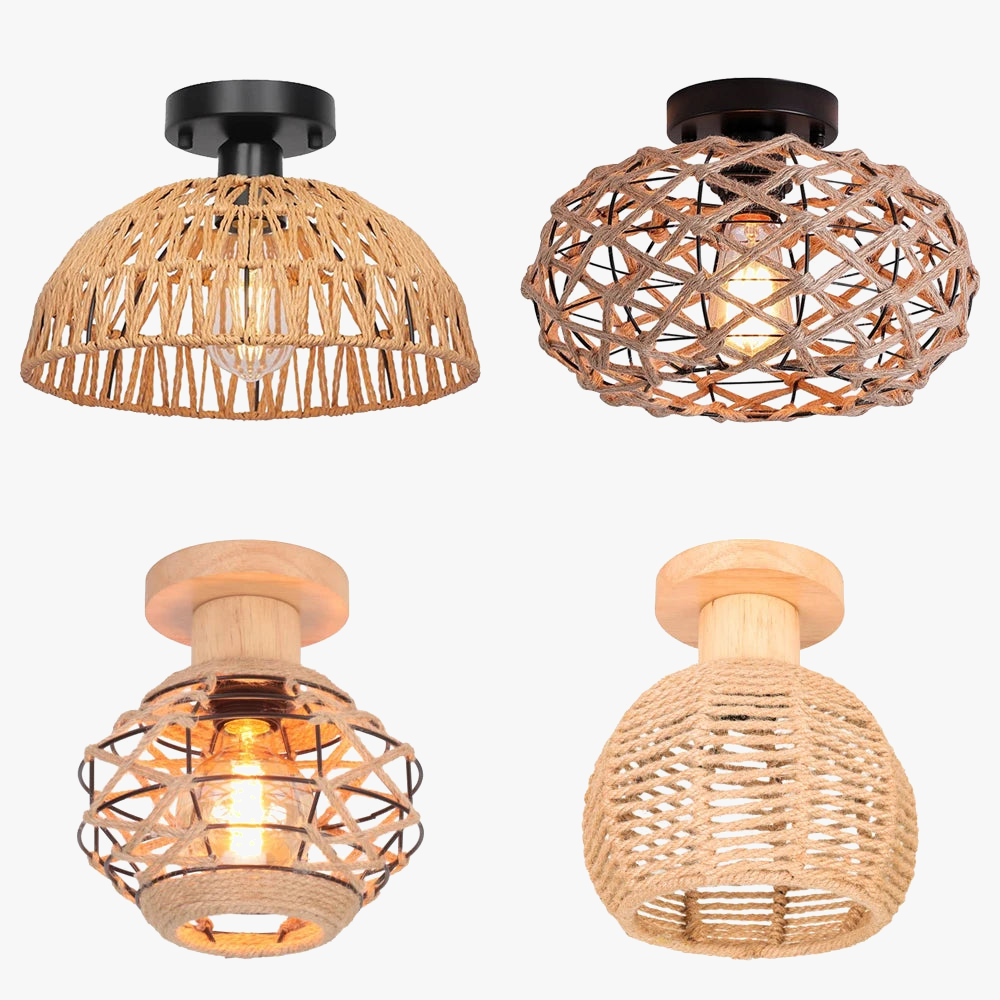 Lampada a sospensione da soffitto industriale rustica