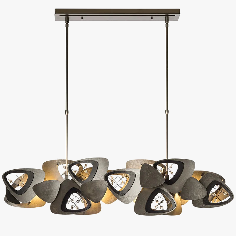 Lampadario in cristallo design contemporaneo