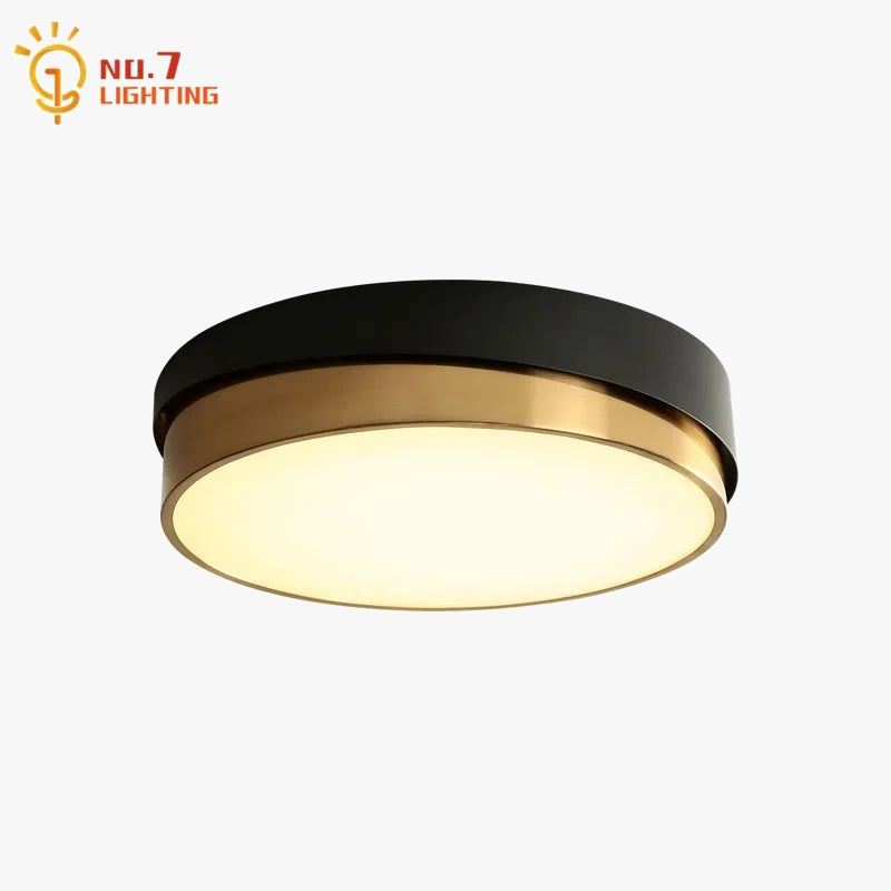 Lampadario LED dorato design moderno