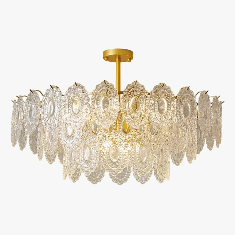 lampadario in cristallo moderno design di lusso per un'atmosfera elegante