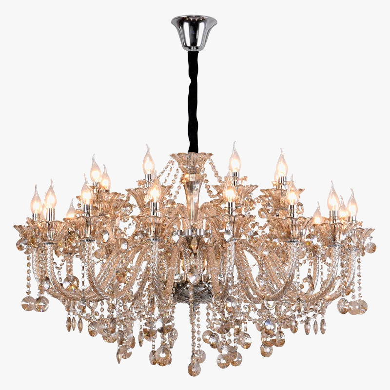 lampadario in cristallo moderno per interno elegante e raffinato