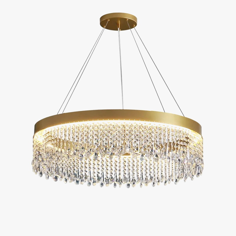 lampadario in cristallo postmoderno per decorazione interna elegante