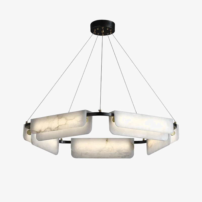 Lampadario in marmo naturale
