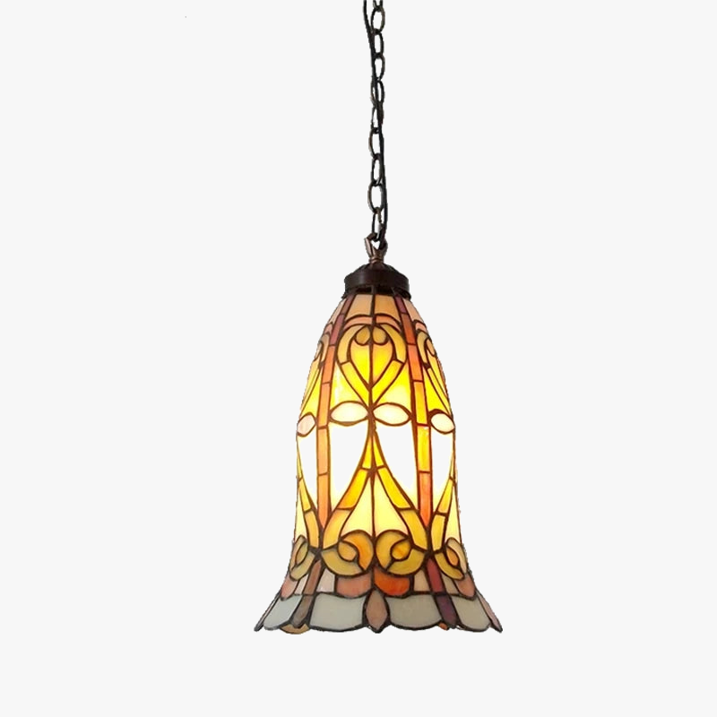 Lampadario retrò in rattan elegante