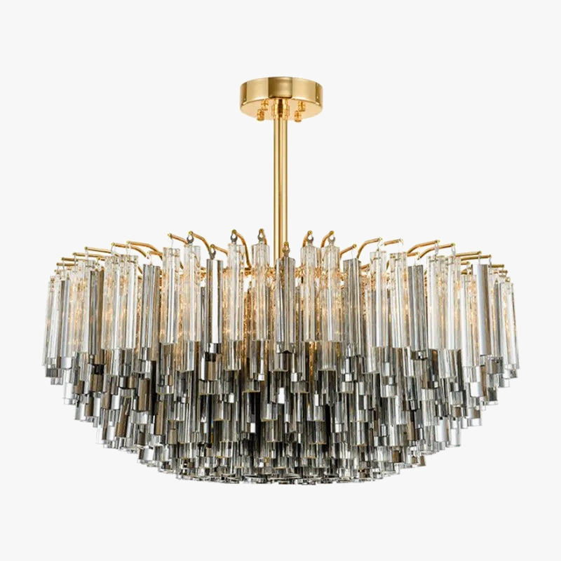 lampadario in vetro cristallo design post-moderno per decorazione d'interni