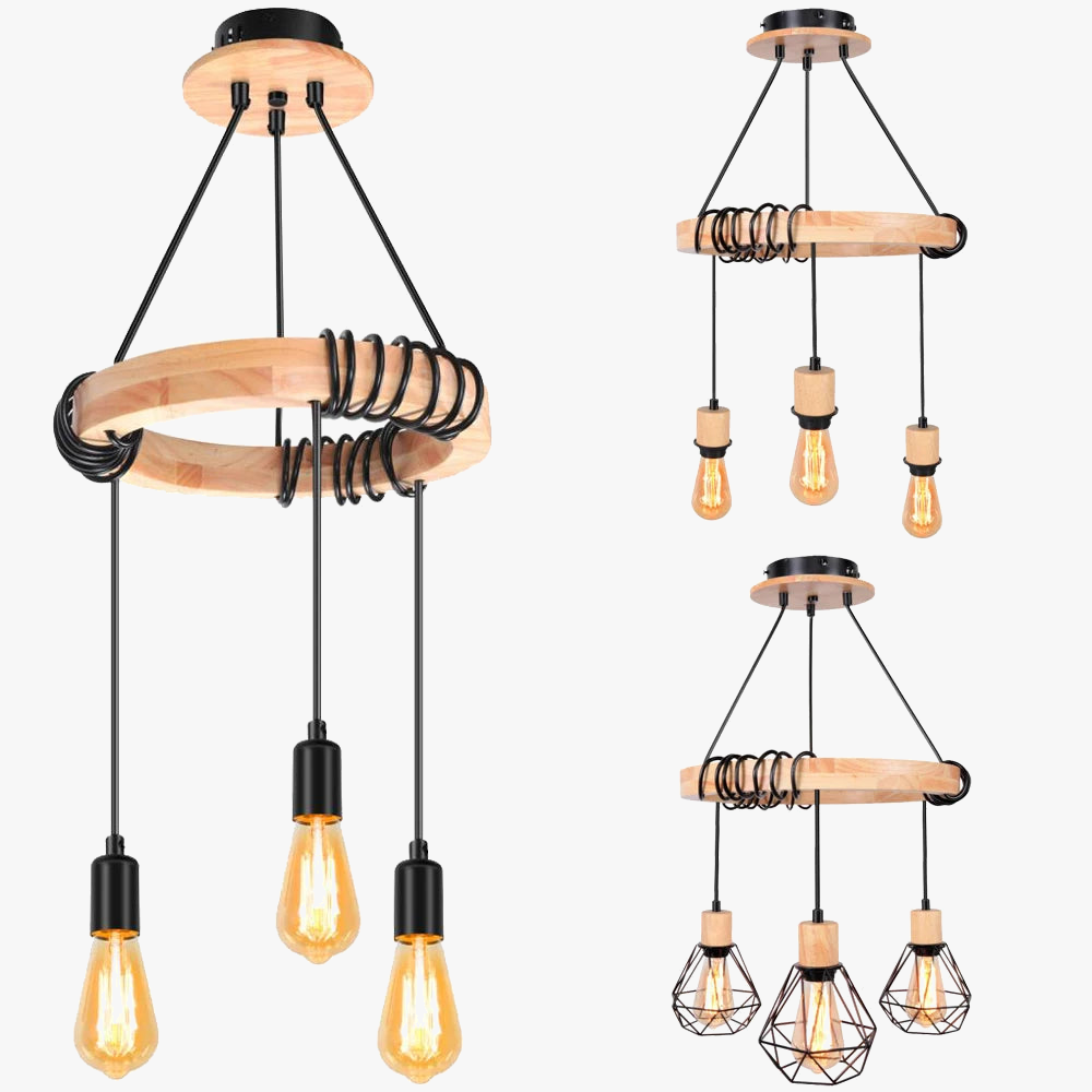Lampadario a ragno vintage in metallo nordico
