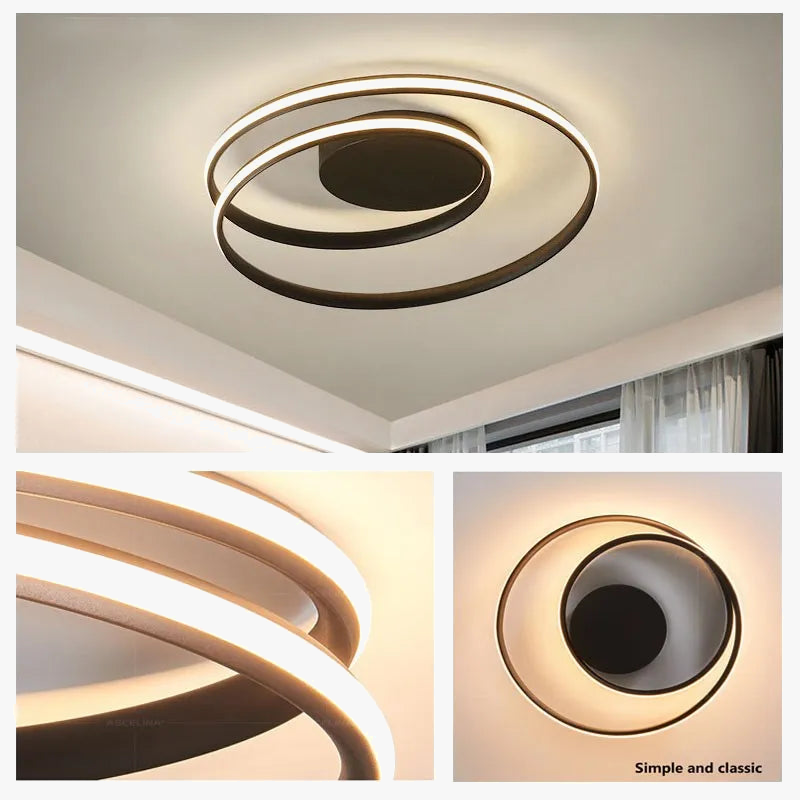 Lampadario LED bianco moderno elegante