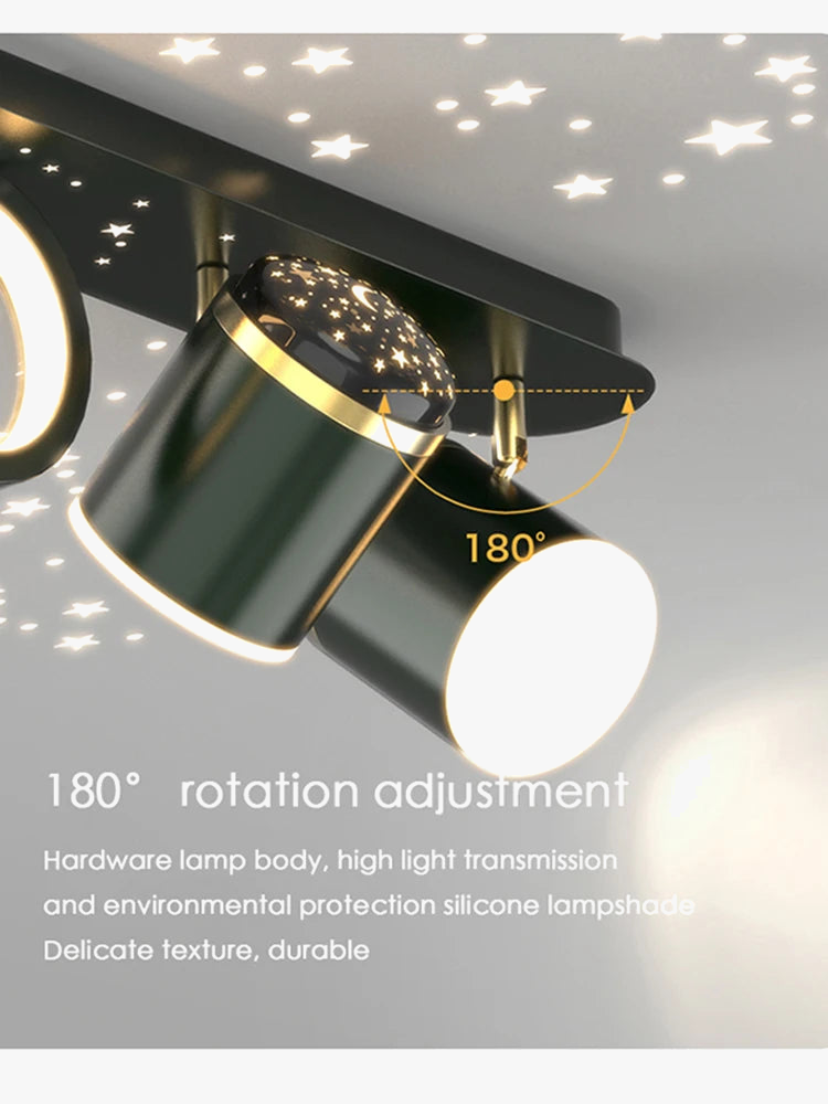 Lampadario design moderno stellato LED