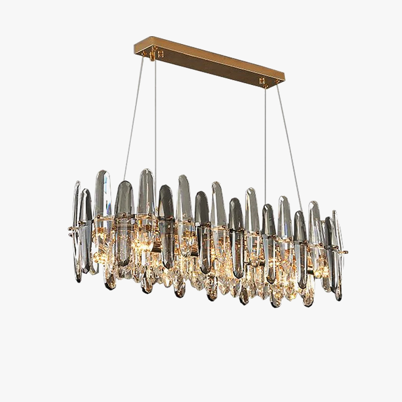 lampadario led di lusso in cristallo k9 a intensità variabile decorazione Natale