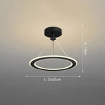 Lustre Led Design Formes Originales Noir - B / Chaude Luminaire Chambre