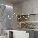 Lustre Led Doré Bandeau Lumineux Shadow Luminaire Chambre