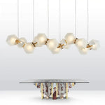 Lustre Led Doré Design Moderne Luminaire Chambre
