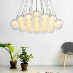 Lustre Led Moderne Bulles Suspendues Luminaire Chambre
