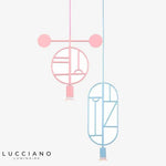 Lustre Led Moderne Formes Colorées Luminaire Chambre