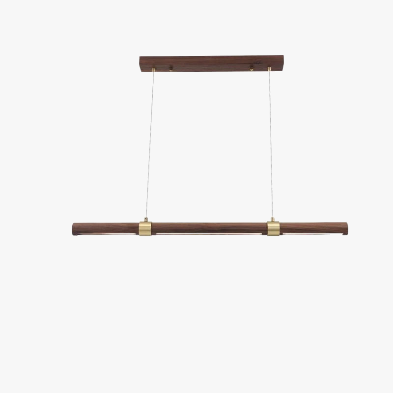 Lampadario in rovere massiccio essenziale
