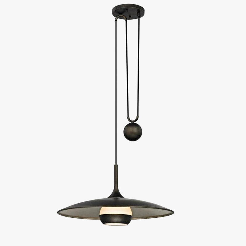 lampadario minimalista design UFO per interni moderni e creativi