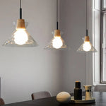 Lustre Moderne Abat-Jour Verre Dante Luminaire Chambre