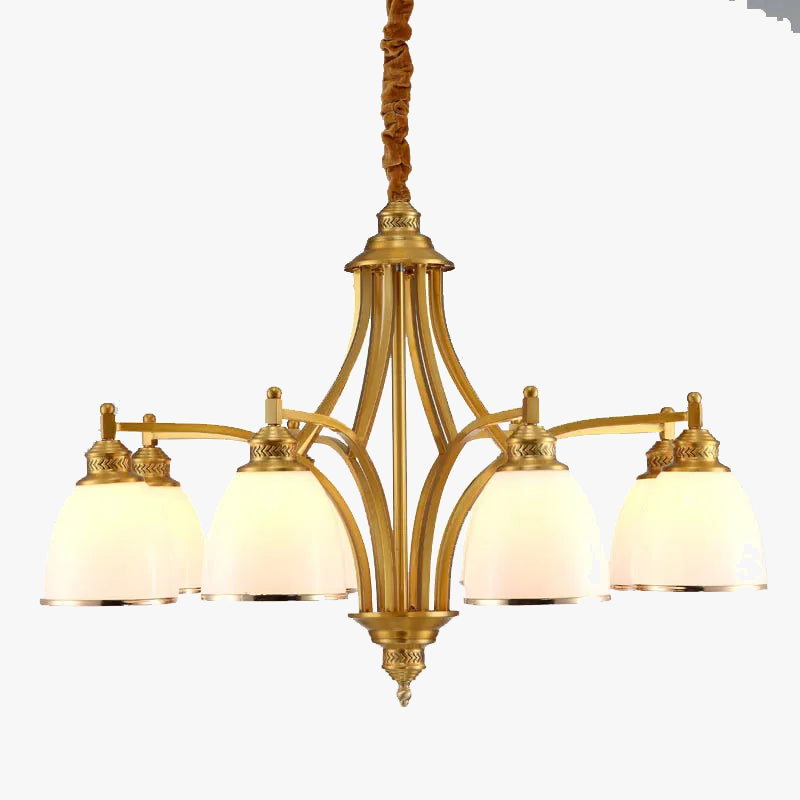 Lampadario Contemporaneo Rame Elegante
