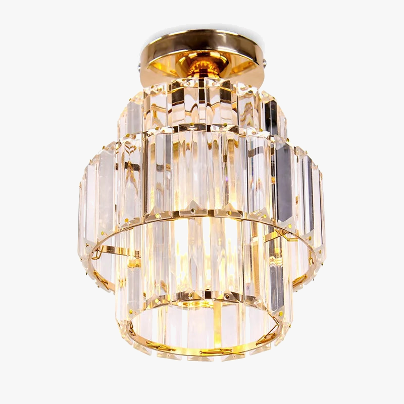 Design lussuoso di lampadario moderno in cristallo