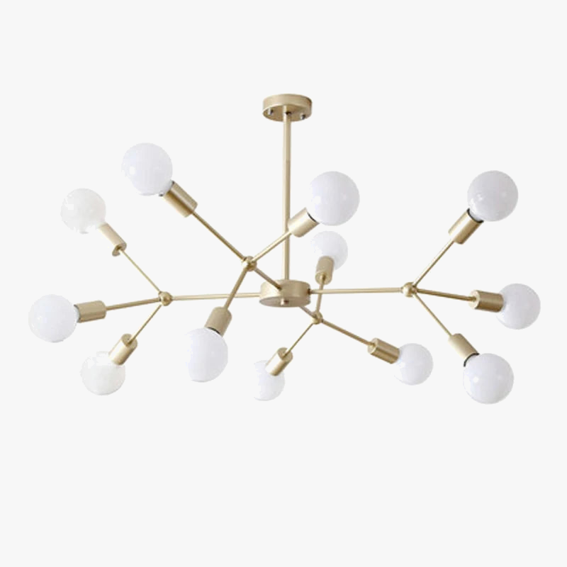 lampadario moderno a più teste per interni creativi
