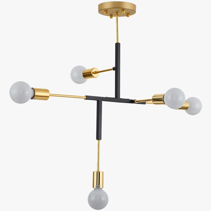 Lampadario moderno splendente e chic