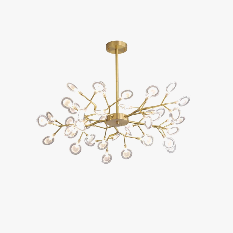 lampadario moderno vintage lucciola ramo sospensione illuminazione
