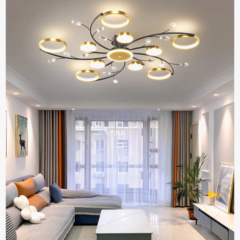 Lampadario scandinavo chic moderno luminoso