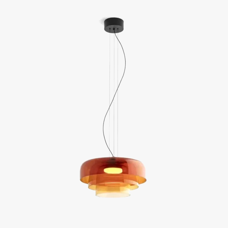 Lampadario nordico semplice in filo di vetro per decorazione casa