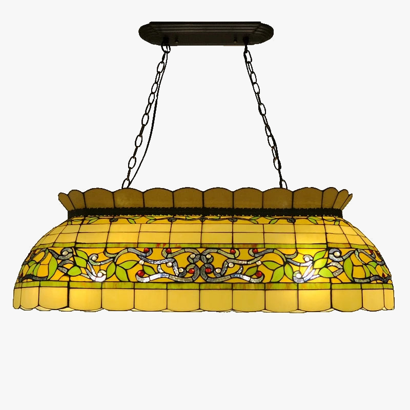 lampadario retrò in rattan e vetro per illuminazione di bar e ristorante