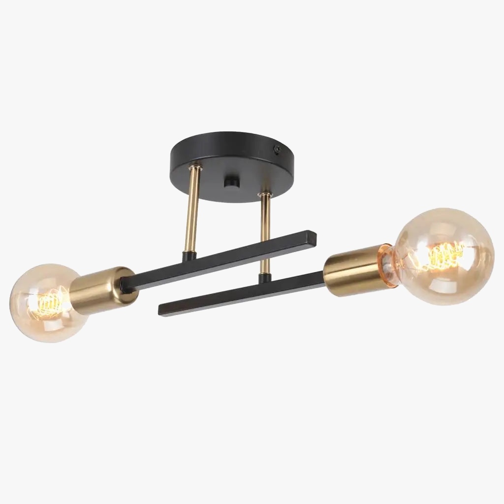Lampadario retrò in ferro design elegante