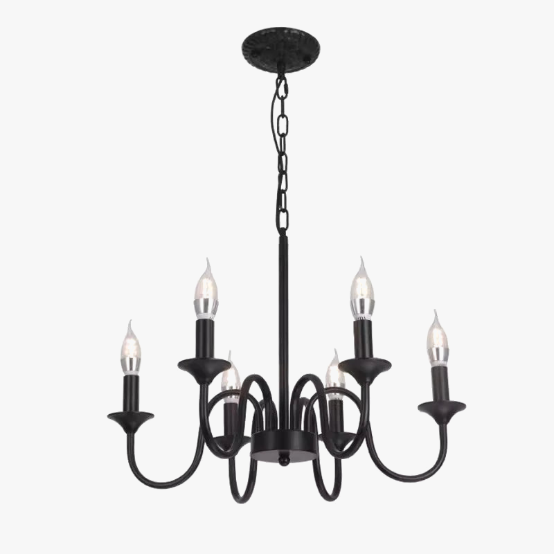 Lampadario Metallo Artigianale Rustico Elegante