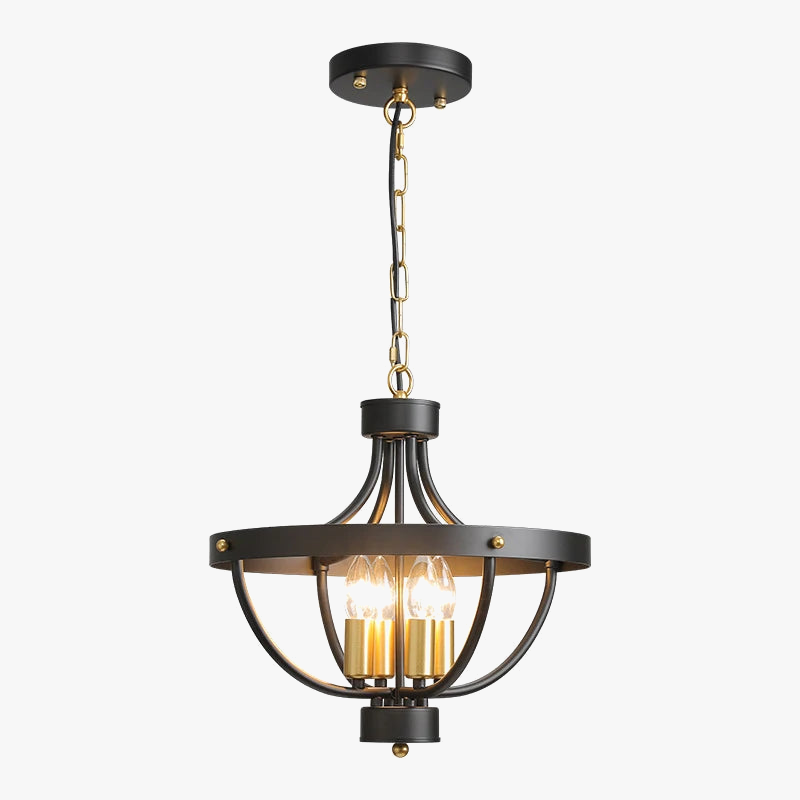 Lampadario vintage industriale americano elegante
