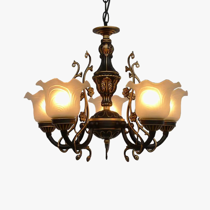 Lampadario stile europeo per illuminazione interna e decorazione casa
