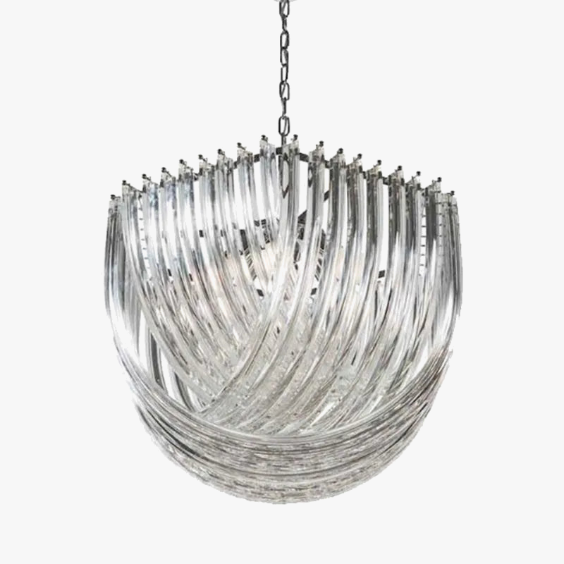 Lampadario in vetro design elegante