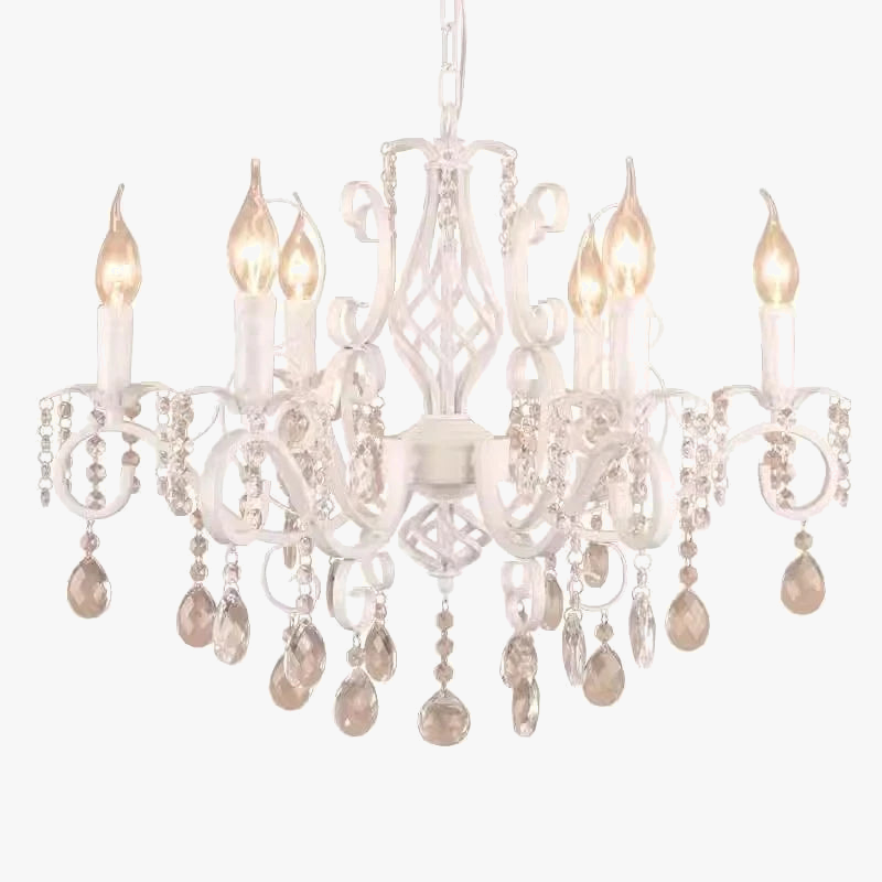 Lampadario vintage raffinato e luminoso