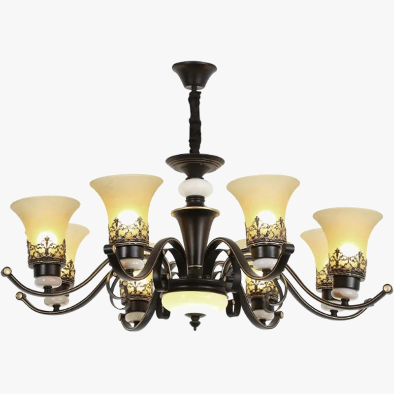 Elegante lampadario industriale vintage