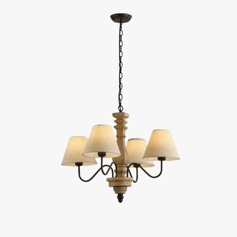 Elegante lampadario vintage moderno luminoso