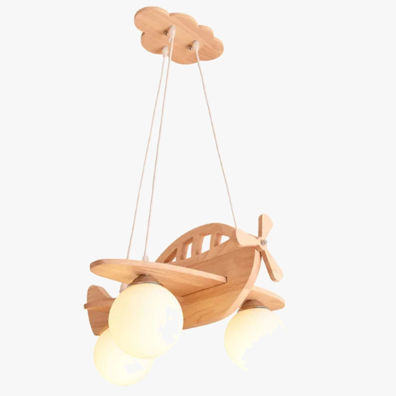 Lampadario per bambini LED design aereo