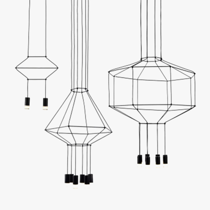Lampadario design industriale moderno elegante