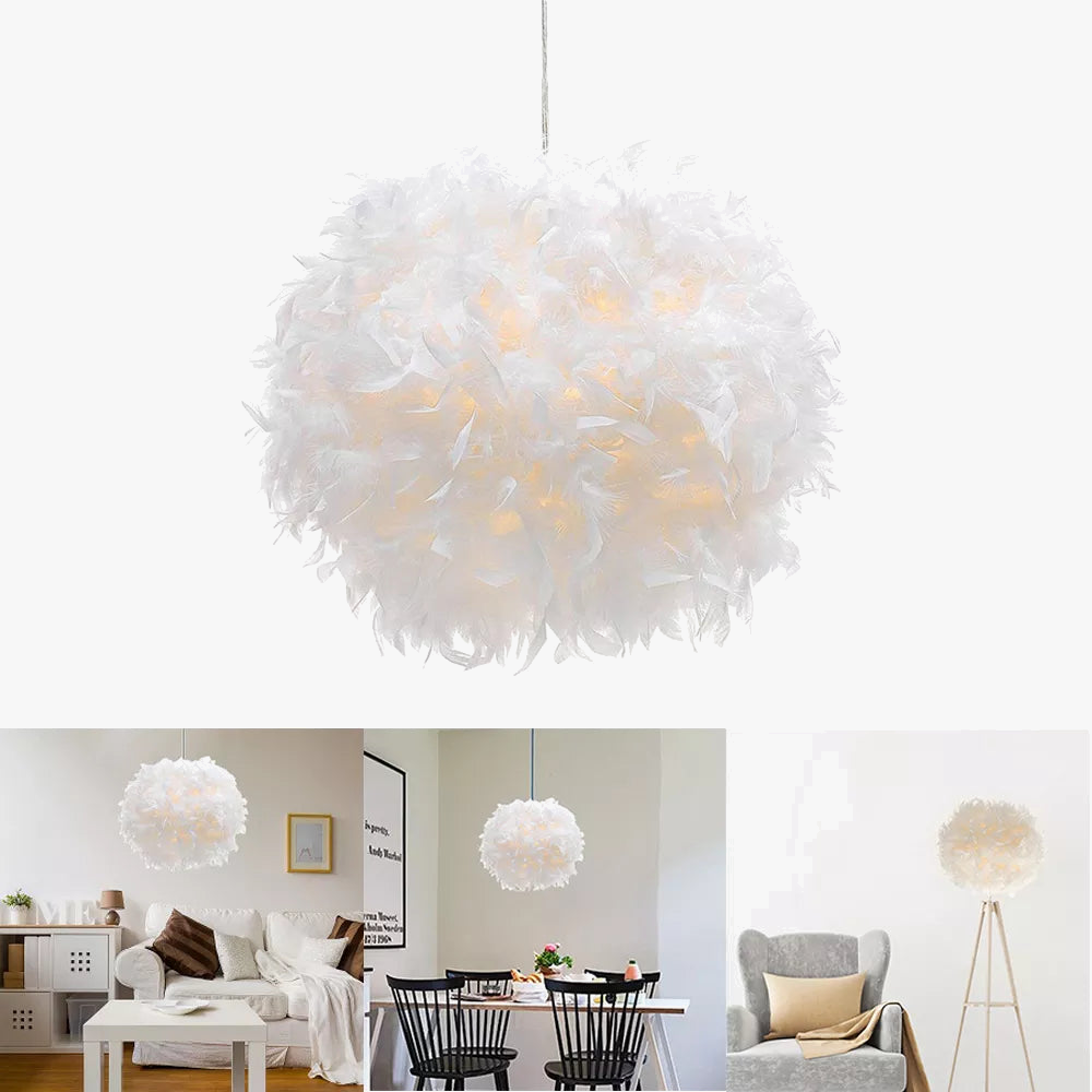 Design nordico elegante lampada a sospensione luminosa