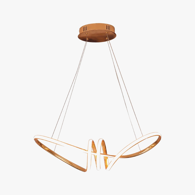 Lampadario cromato moderno brillante