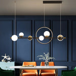Nordic Black Chandelier For Dining Room Kitchen Home Decor Loft Style Industrial Suspension