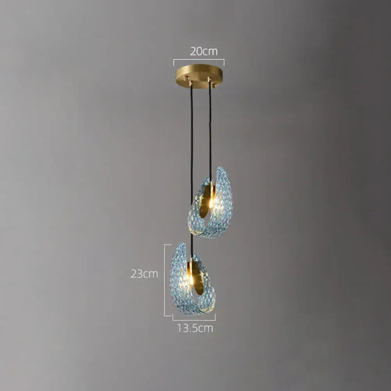 Placards De Chambre Élégant Luminaire Led Design Intérieur 2 Verres / Lumière Naturelle