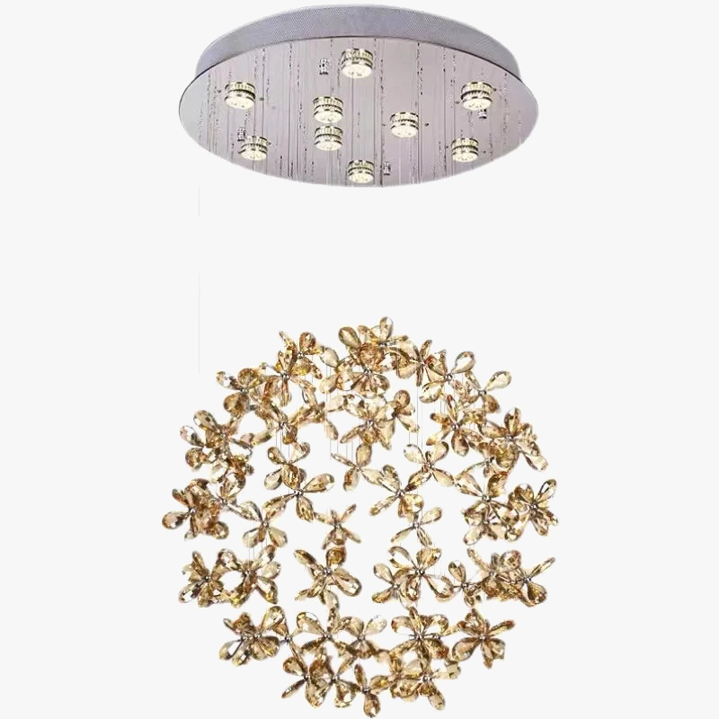 Soffitto moderno camera lampadario soggiorno luce in cristallo lampadario di lusso circolare ristorante LED illuminazione
