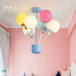Plafonnier Enfant Verre Coloré Ballons Luminaire Chambre