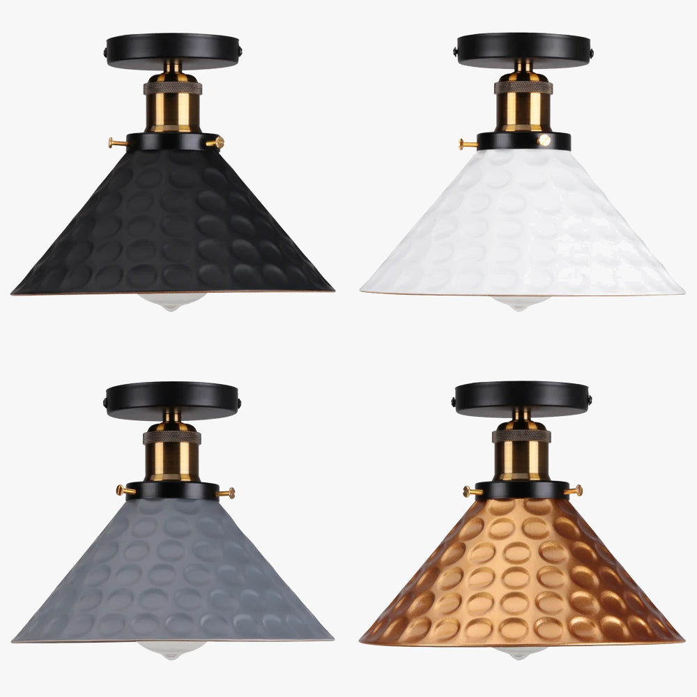 Plafoniera industriale design luminosa
