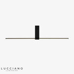 Plafonnier Led Barre Moderne Mahil S - Noir / Chaude Luminaire Chambre