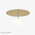 Plafonnier Led Circulaire Moderne Auggie Luminaire Chambre